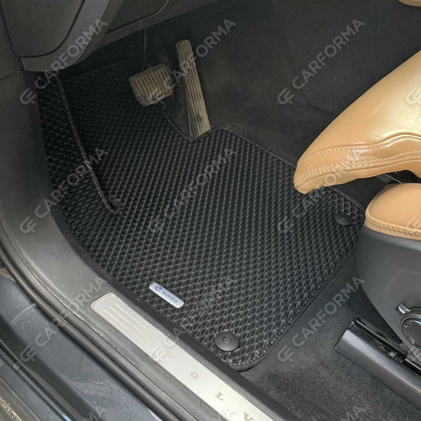 Ворсовые коврики на Volvo XC90 II 2014&nbsp;-&nbsp;2026 в Чебоксарах
