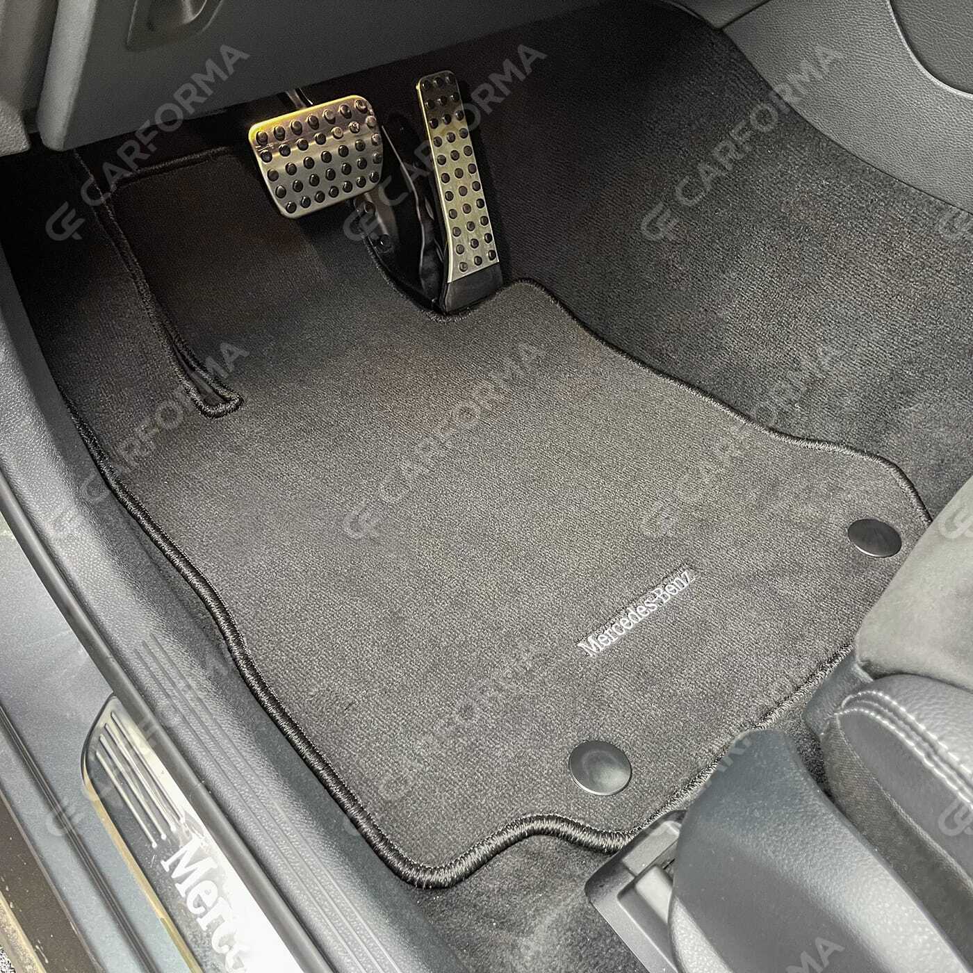 Ворсовые коврики на Mercedes GLC (X253) 2015&nbsp;-&nbsp;2023 в Чебоксарах