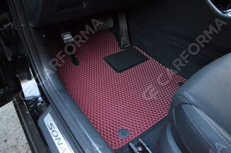 Ворсовые коврики на Hyundai Sonata 7 (LF) 2014&nbsp;-&nbsp;2019 в Чебоксарах