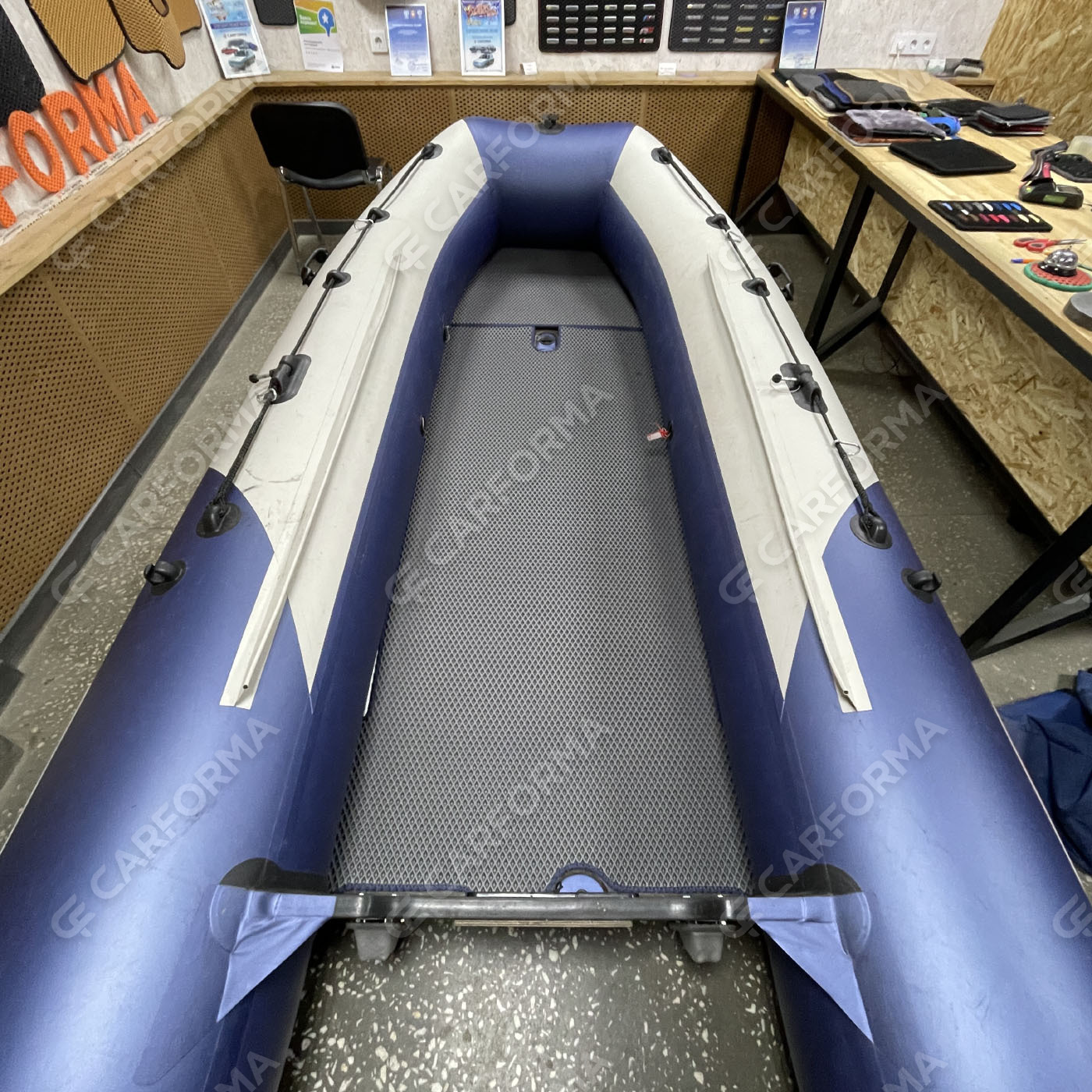 Ворсовые коврики на Лодки Хантер Стелс 355  в Чебоксарах