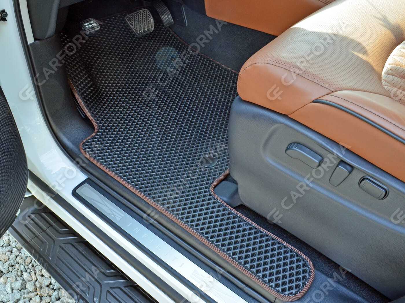 Ворсовые коврики на Nissan Patrol (Y62) 2010&nbsp;-&nbsp;2024 в Чебоксарах