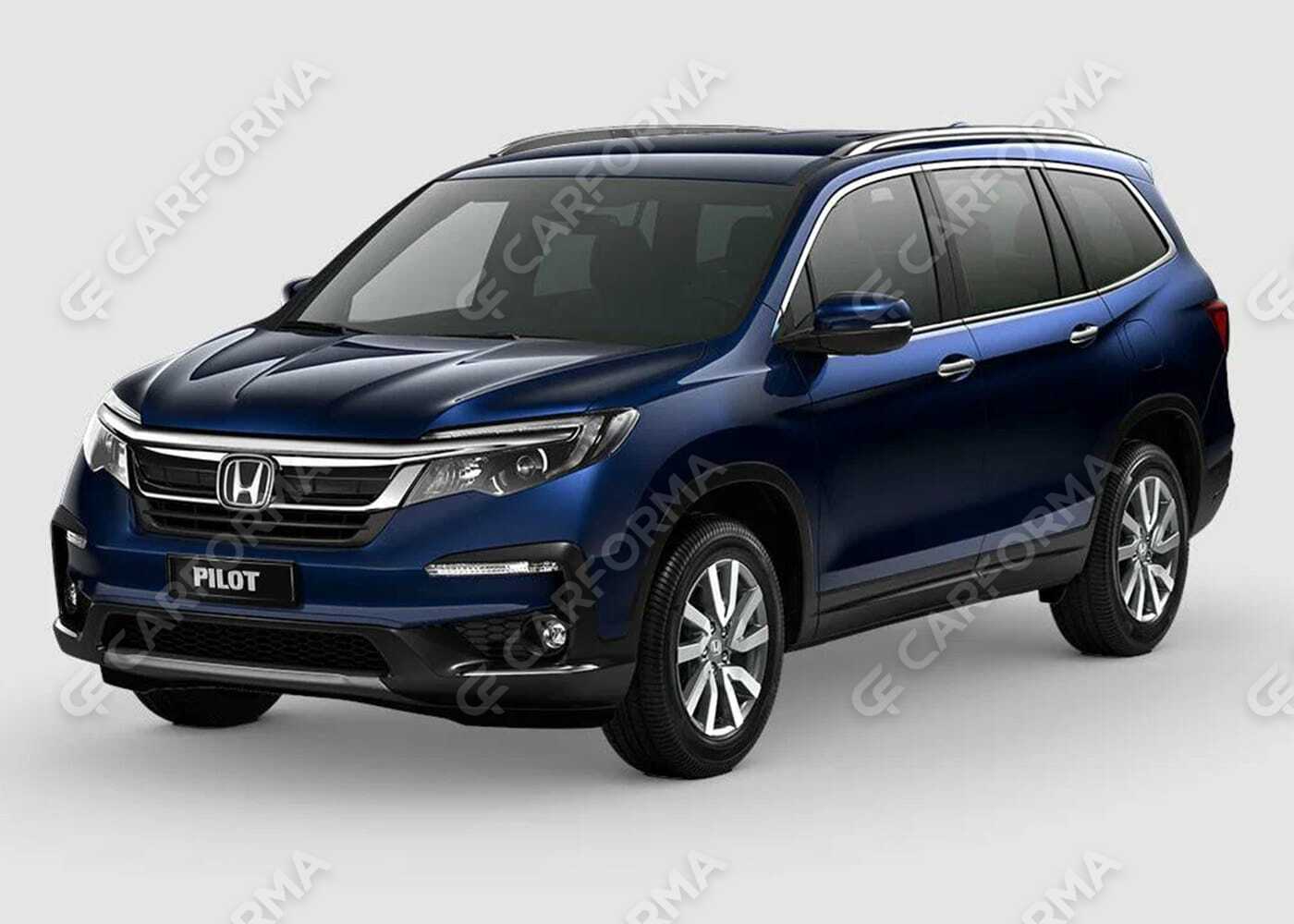 Ворсовые коврики на Honda Pilot III 2015&nbsp;-&nbsp;2022
