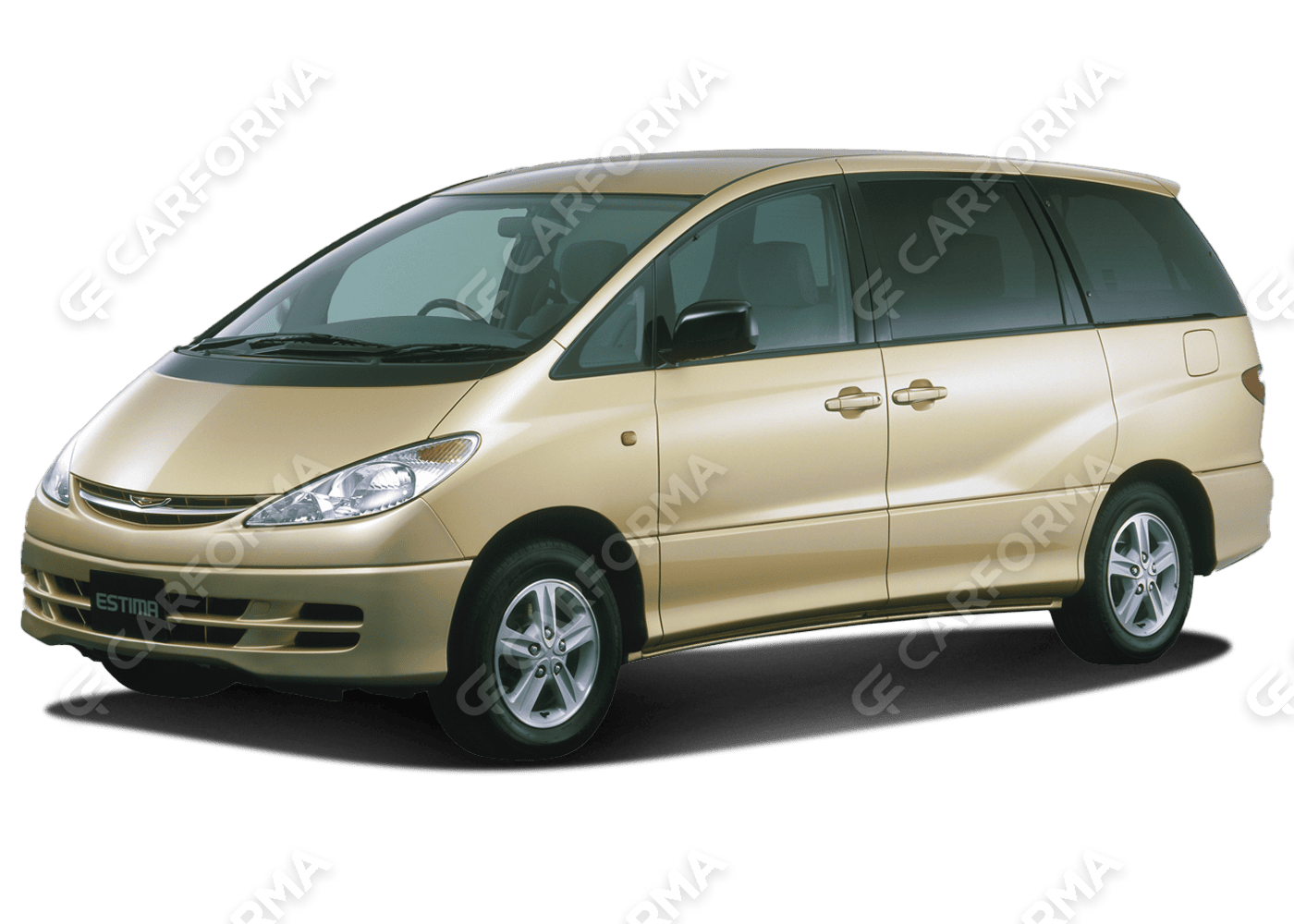 Ворсовые коврики на Toyota Estima II 2000&nbsp;-&nbsp;2005