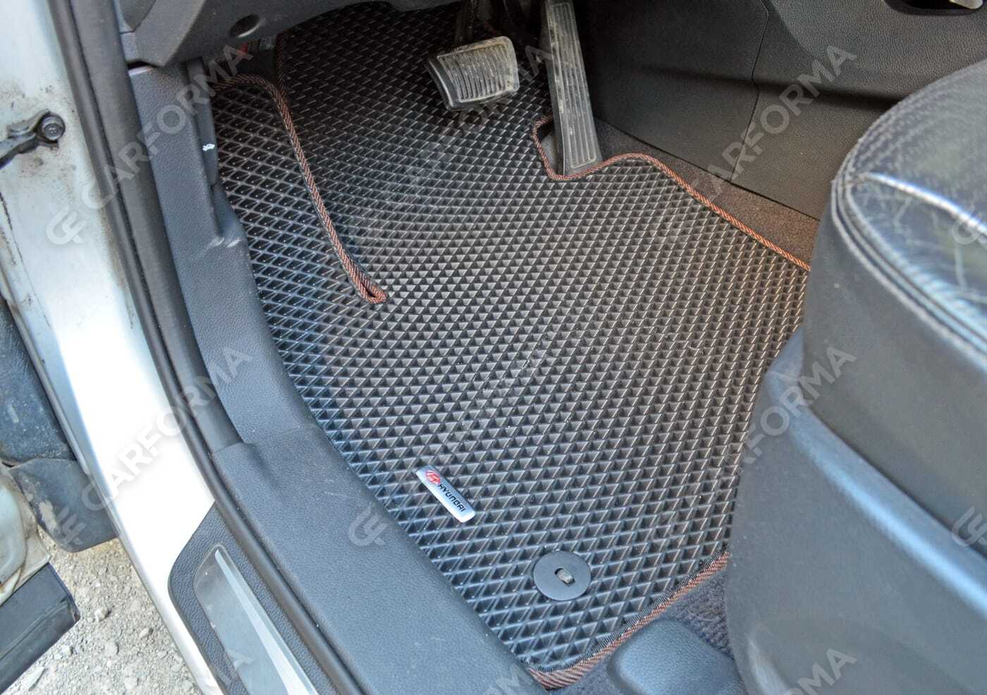 Ворсовые коврики на Hyundai Santa Fe III 2012&nbsp;-&nbsp;2019 в Чебоксарах