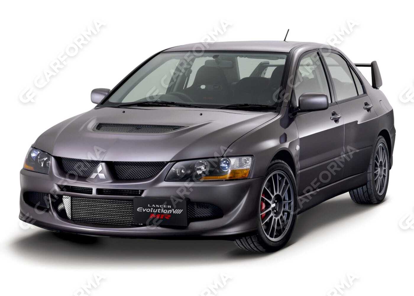 Ворсовые коврики на Mitsubishi Lancer Evolution VIII 2003&nbsp;-&nbsp;2006