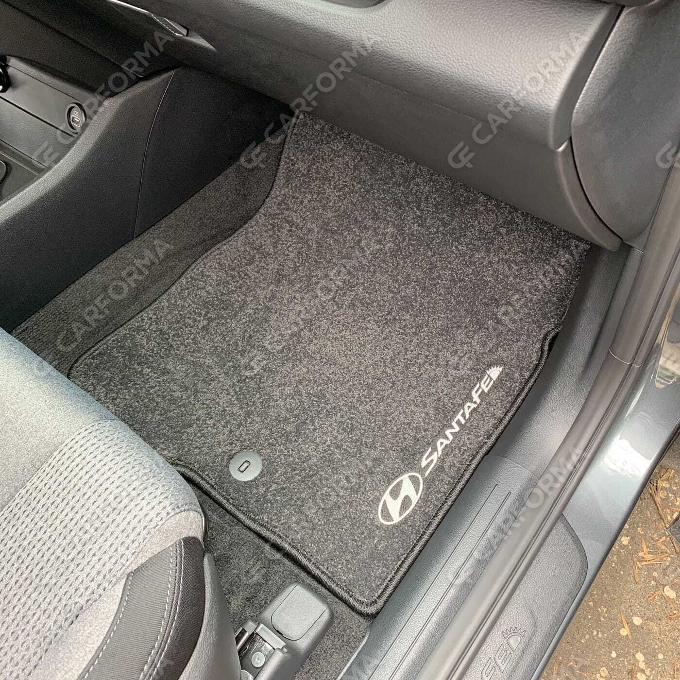 Ворсовые коврики на Hyundai Santa Fe IV 2018&nbsp;-&nbsp;2021 в Чебоксарах