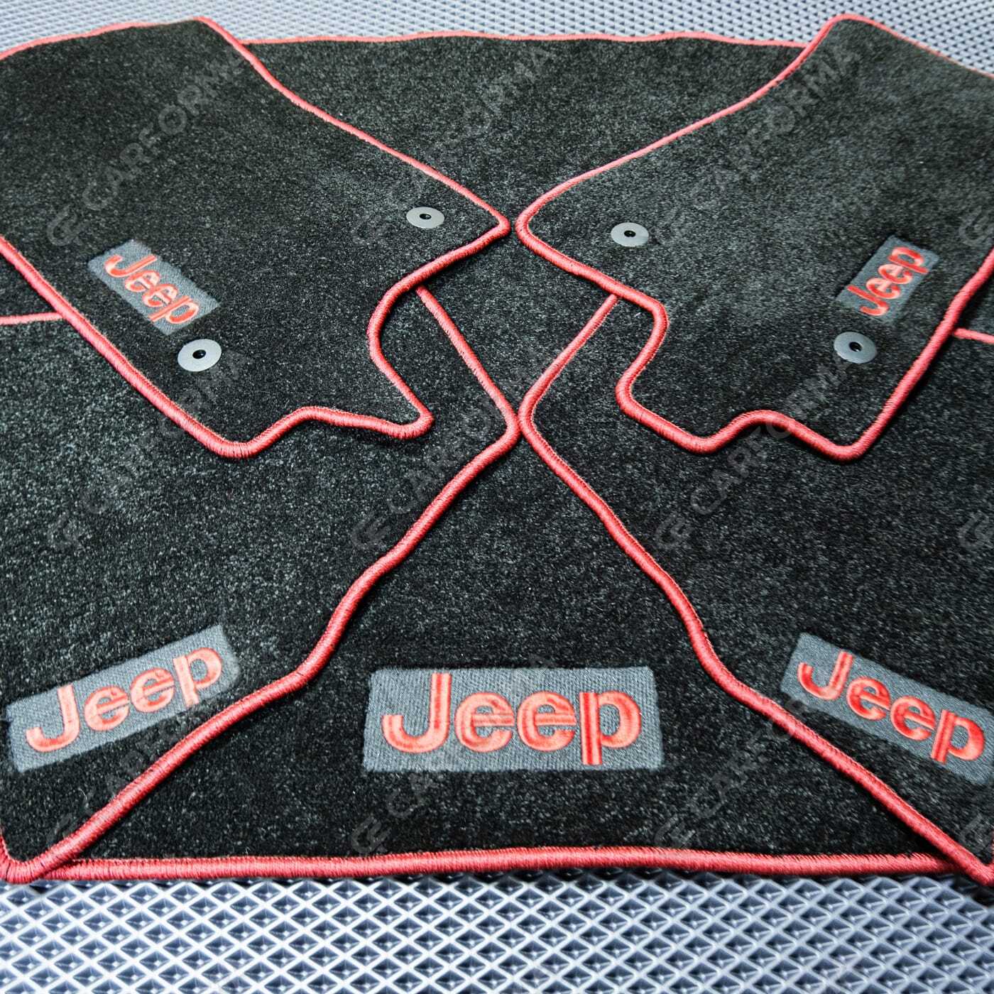 Ворсовые коврики на Jeep Cherokee (KJ) 2001&nbsp;-&nbsp;2007 в Чебоксарах