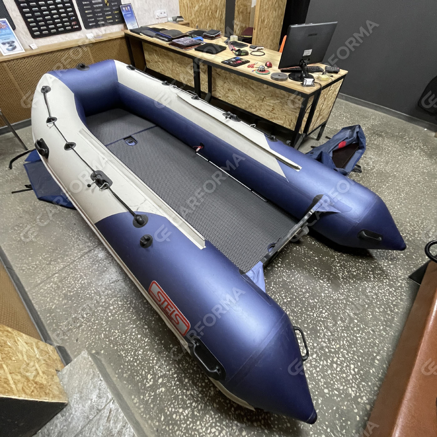 Ворсовые коврики на Лодки Хантер Стелс 355  в Чебоксарах