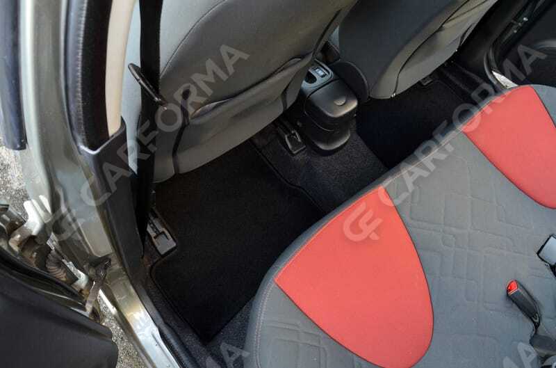 Ворсовые коврики на Nissan Micra (K12) 2003&nbsp;-&nbsp;2010 в Чебоксарах