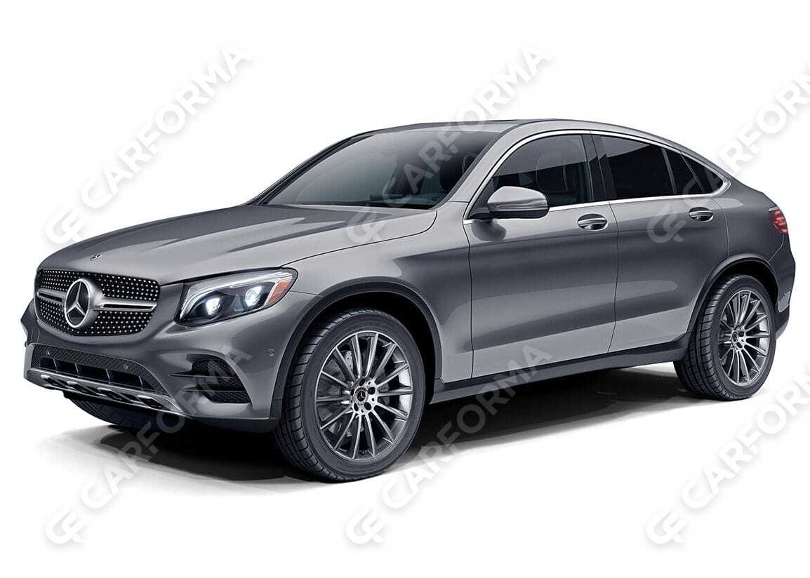 Ворсовые коврики на Mercedes GLC Coupe (C253) 2015&nbsp;-&nbsp;2023