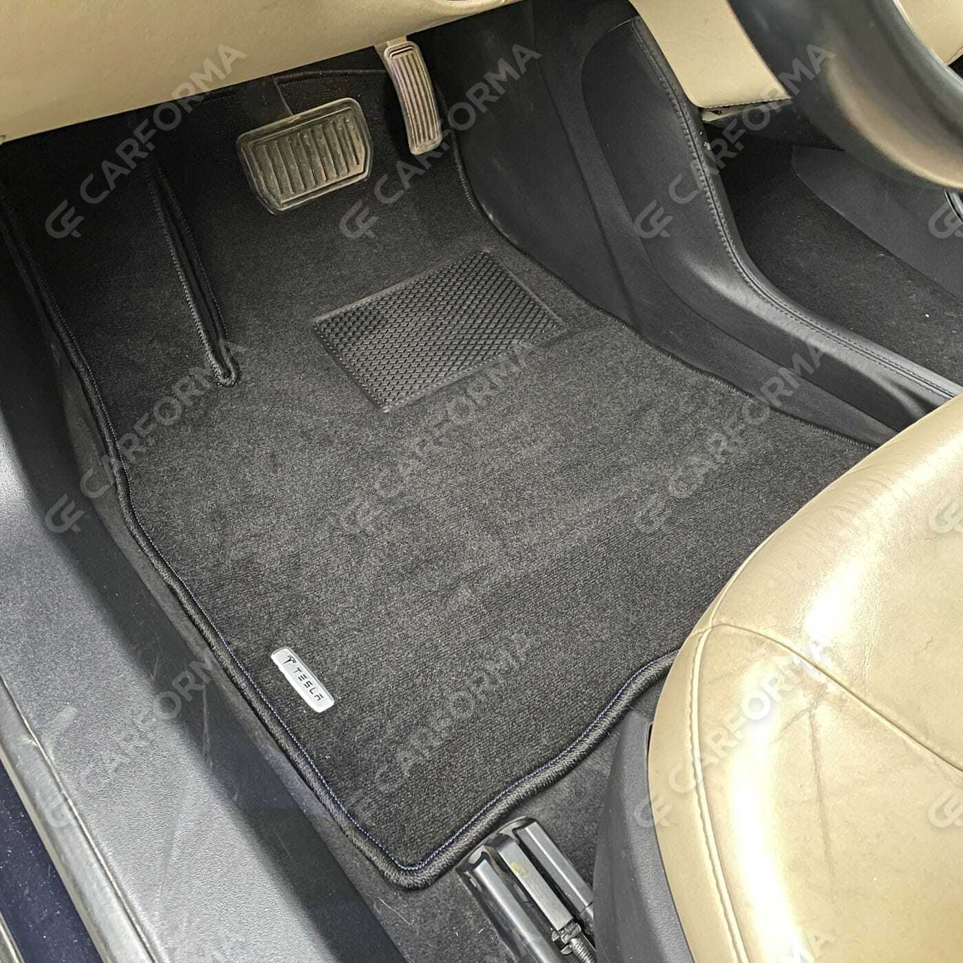 Ворсовые коврики на Tesla Model S 2012&nbsp;-&nbsp;2026 в Чебоксарах