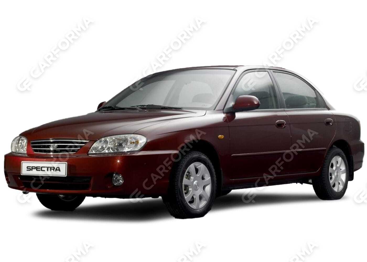 Ворсовые коврики на KIA Spectra 2000&nbsp;-&nbsp;2011 в Чебоксарах