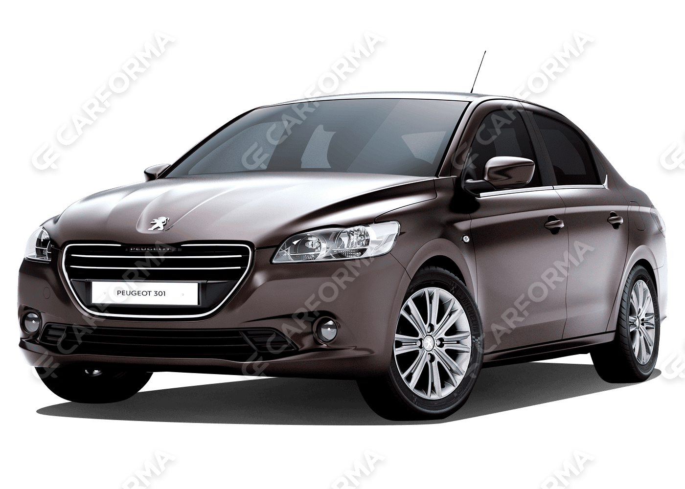 Ворсовые коврики на Peugeot 301 2013&nbsp;-&nbsp;2022