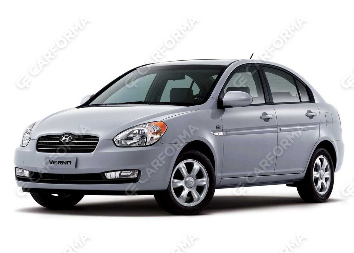 Ворсовые коврики на Hyundai Verna 2005&nbsp;-&nbsp;2010 в Чебоксарах