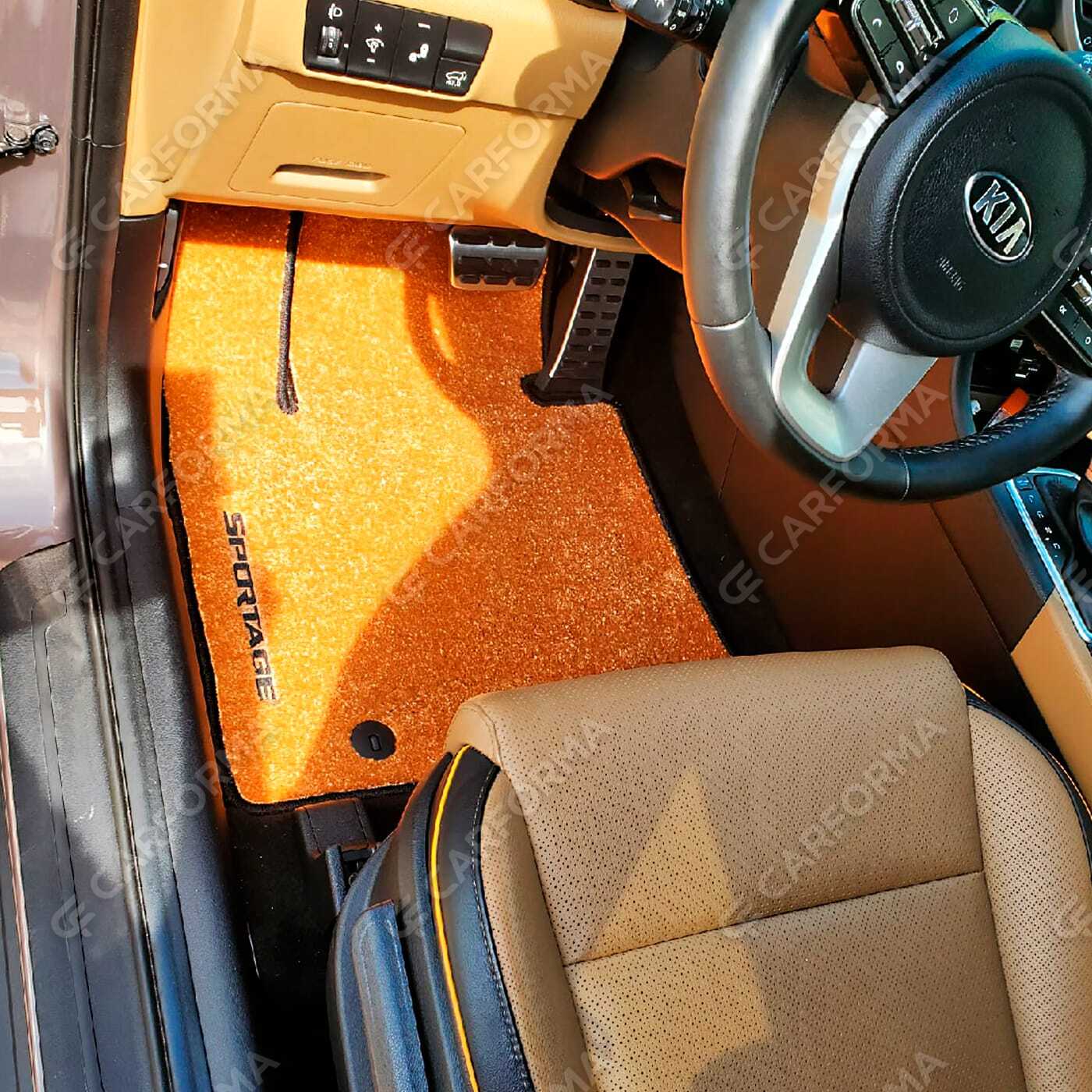 Ворсовые коврики на KIA Sportage IV 2016&nbsp;-&nbsp;2022 в Чебоксарах