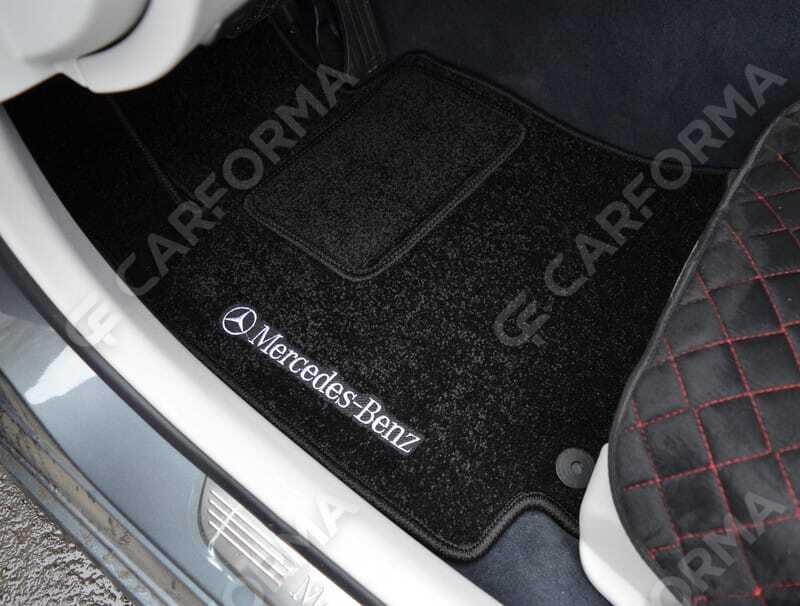 Ворсовые коврики на Mercedes C (W205) 2014&nbsp;-&nbsp;2023 в Чебоксарах