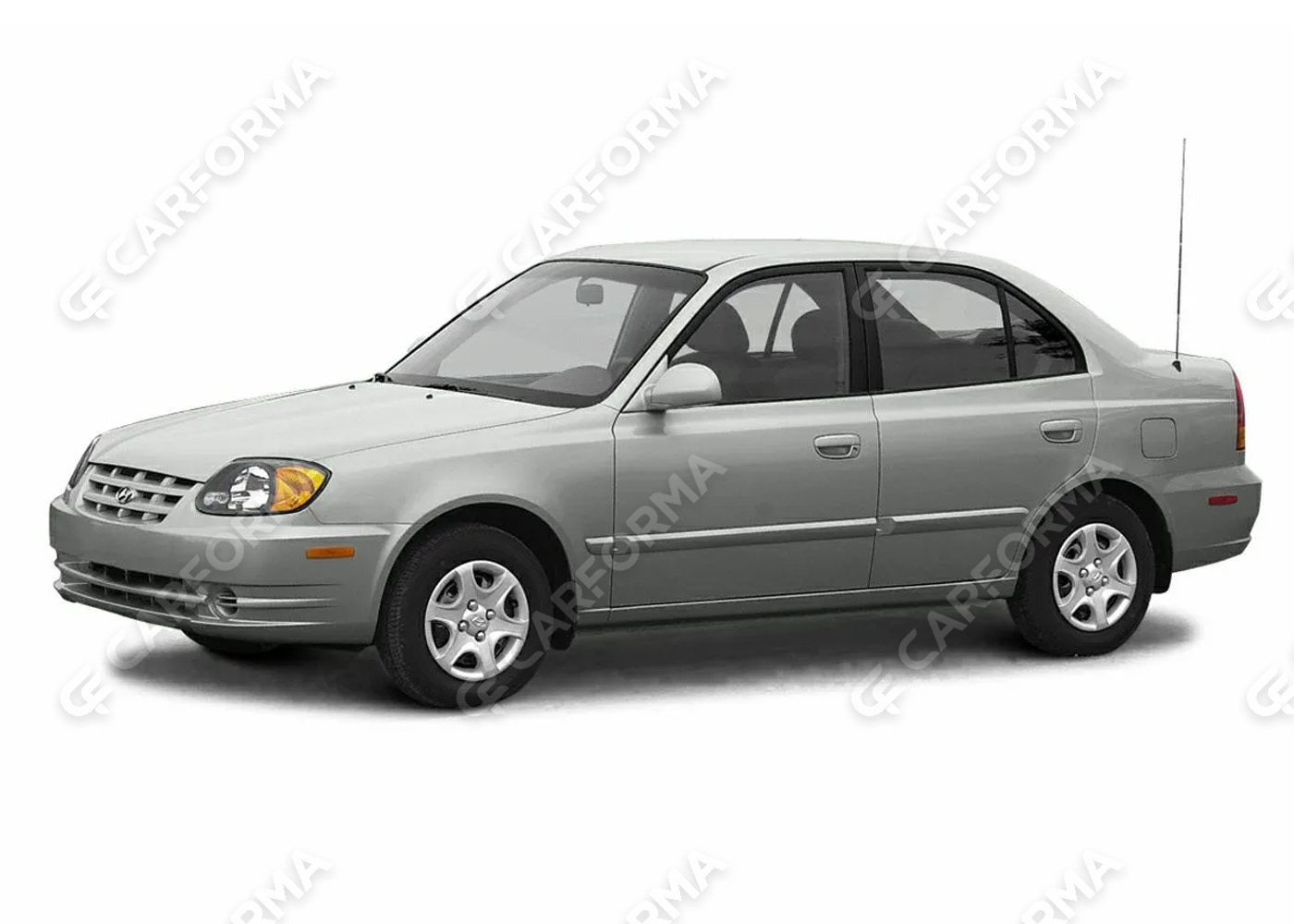 Ворсовые коврики на Hyundai Accent 1999&nbsp;-&nbsp;2012 в Чебоксарах