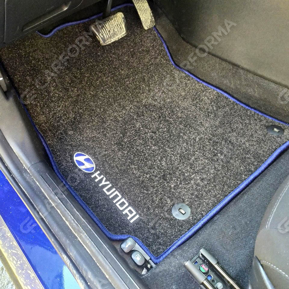 Ворсовые коврики на Hyundai Elantra 7 (CN7) 2020&nbsp;-&nbsp;2026 в Чебоксарах