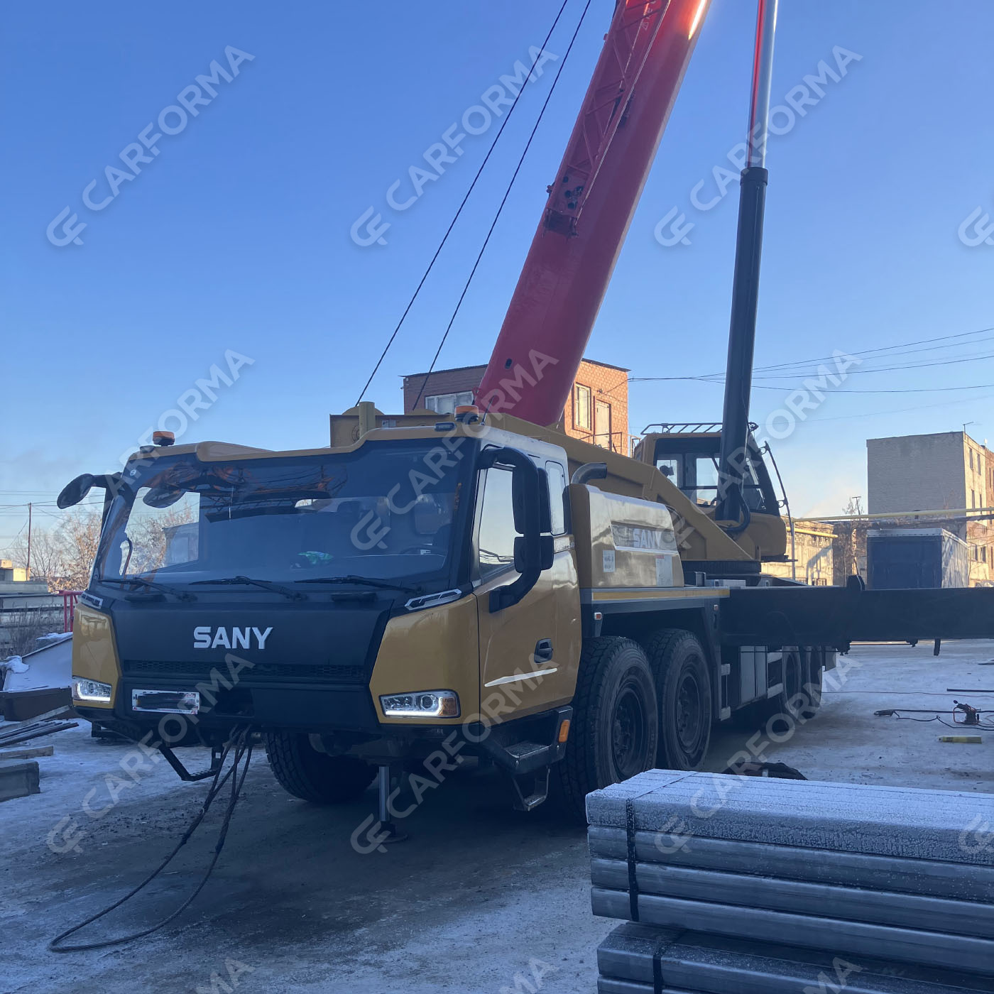 Ворсовые коврики на Спецтехника Автокран STC800T5  в Чебоксарах