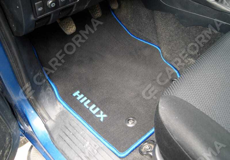 Ворсовые коврики на Toyota Hilux VII 2008&nbsp;-&nbsp;2015 в Чебоксарах