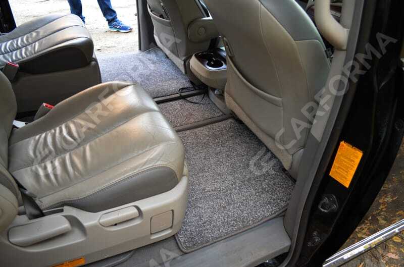 Ворсовые коврики на Toyota Sienna III 2010&nbsp;-&nbsp;2020 в Чебоксарах
