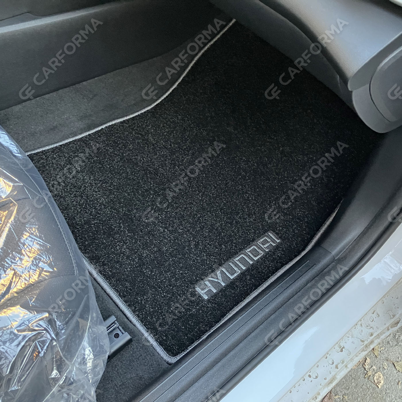 Ворсовые коврики на Hyundai Elantra 7 (CN7) 2020&nbsp;-&nbsp;2026 в Чебоксарах