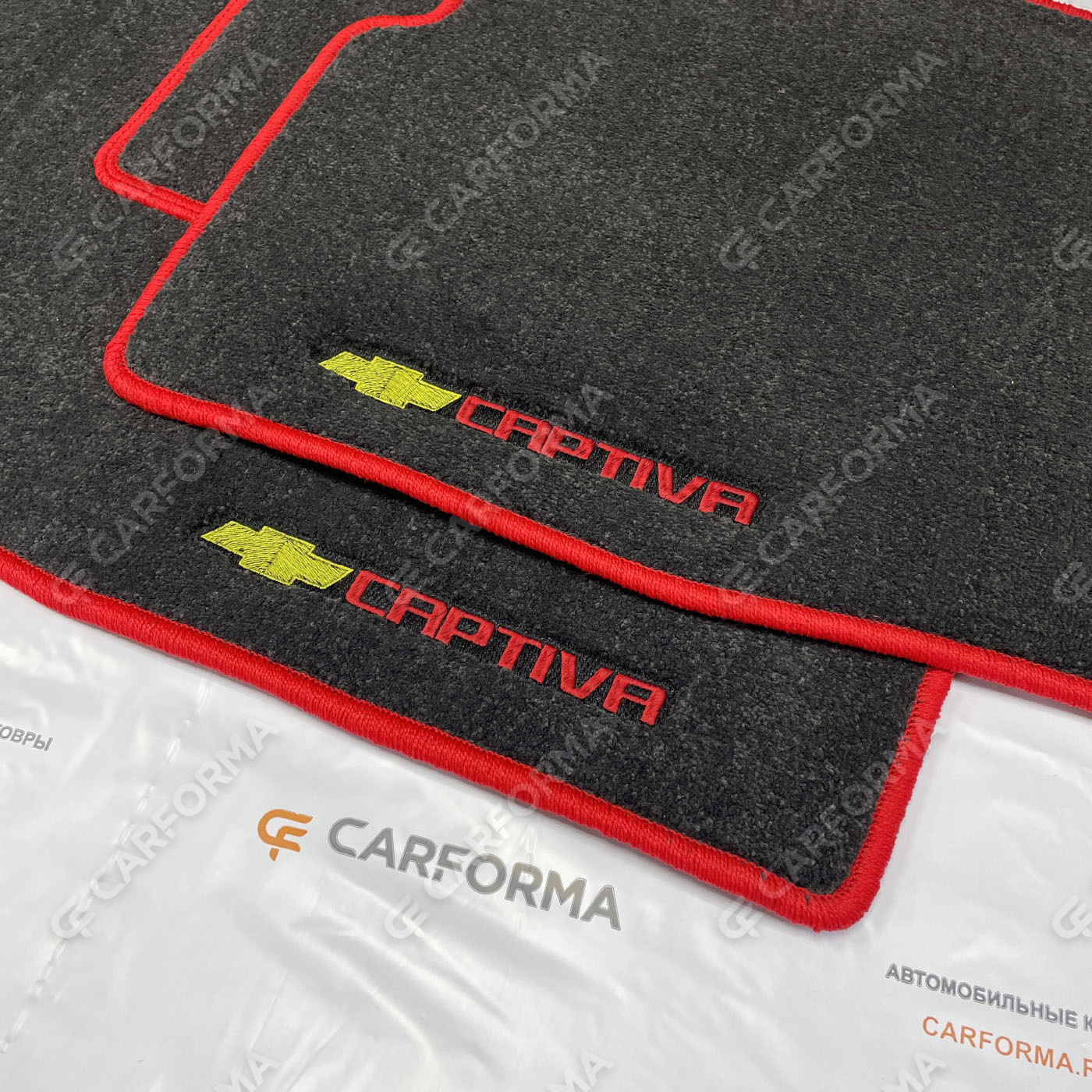 Ворсовые коврики на Chevrolet Captiva 2006&nbsp;-&nbsp;2016 в Чебоксарах