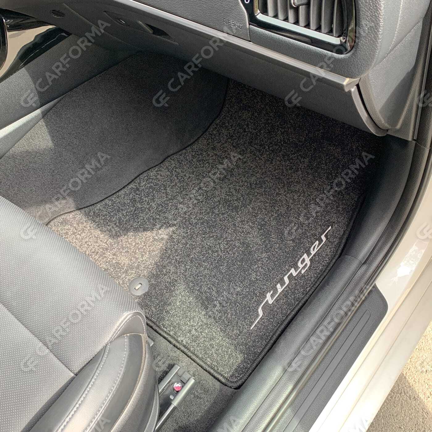 Ворсовые коврики на KIA Stinger 2017&nbsp;-&nbsp;2023 в Чебоксарах