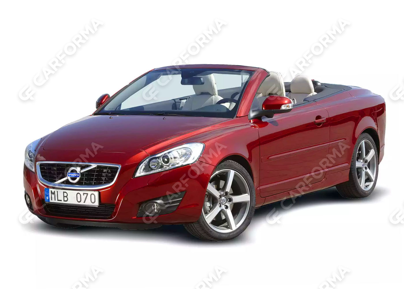 Ворсовые коврики на Volvo C70 II 2005&nbsp;-&nbsp;2013 в Чебоксарах