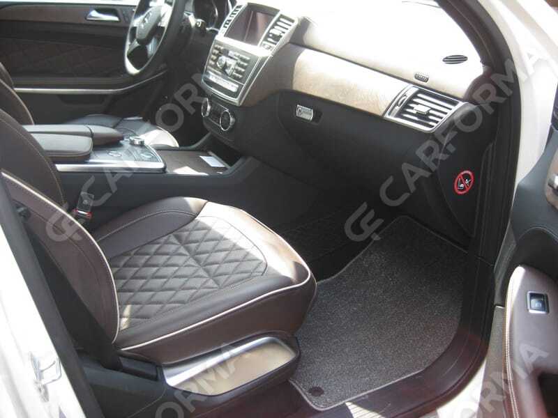 Ворсовые коврики на Mercedes GL (X166) 2012&nbsp;-&nbsp;2015 в Чебоксарах