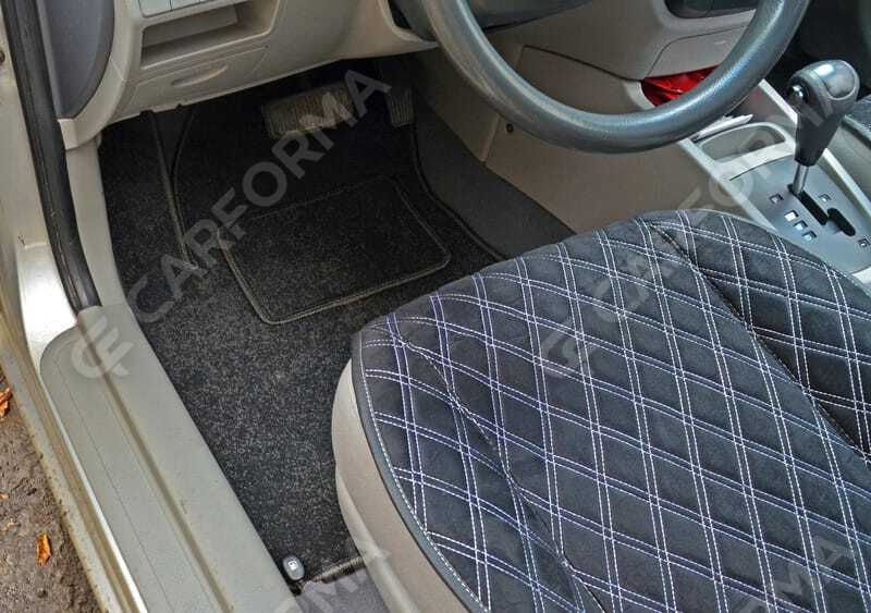 Ворсовые коврики на KIA Cerato I 2004&nbsp;-&nbsp;2008 в Чебоксарах