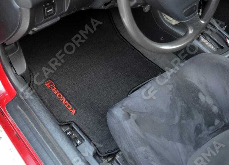 Ворсовые коврики на Honda Civic VI 4d 1995&nbsp;-&nbsp;2002 в Чебоксарах