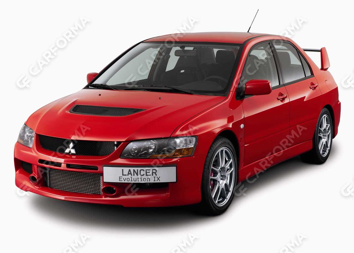 Ворсовые коврики на Mitsubishi Lancer Evolution IX 2005&nbsp;-&nbsp;2007