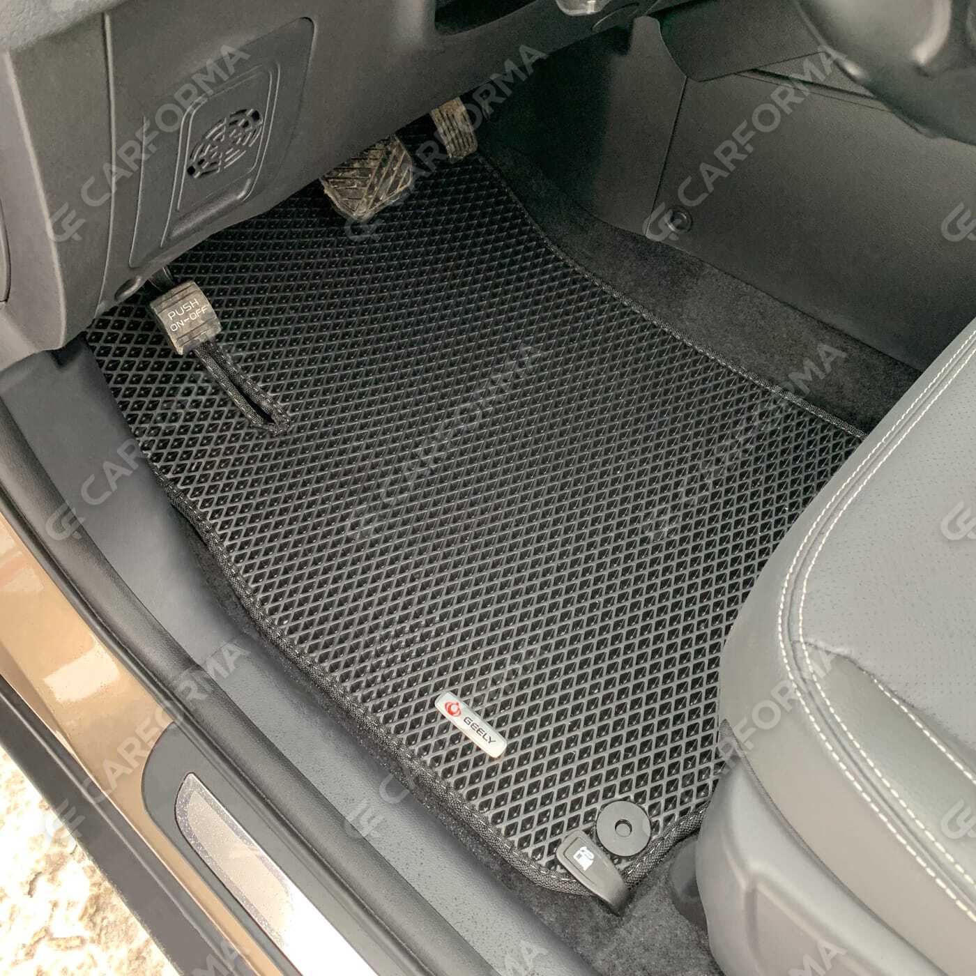 Ворсовые коврики на Geely Emgrand X7 второй рестайлинг 2019&nbsp;-&nbsp;2022 в Чебоксарах
