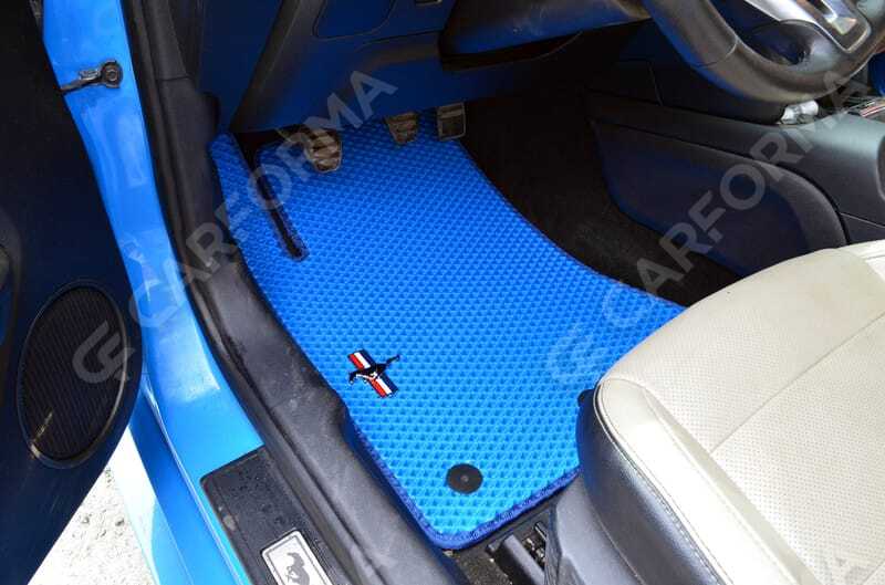 Ворсовые коврики на Ford Mustang VI 2013&nbsp;-&nbsp;2023 в Чебоксарах