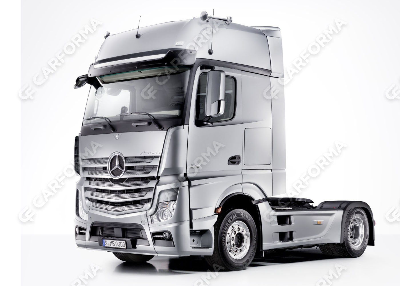 Ворсовые коврики на Mercedes Actros MP4 MP5 тягач GigaSpace 2011&nbsp;-&nbsp;2026