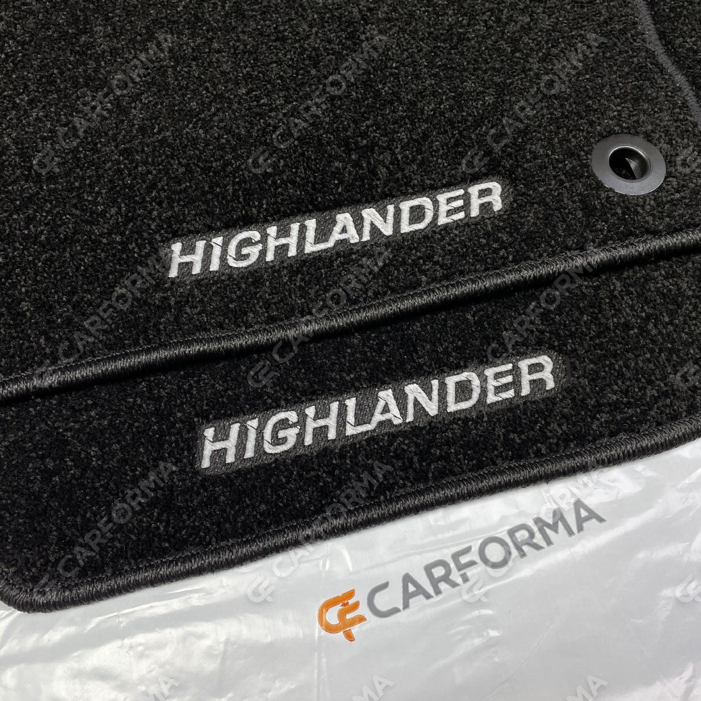 Ворсовые коврики на Toyota Highlander III 2013&nbsp;-&nbsp;2020 в Чебоксарах