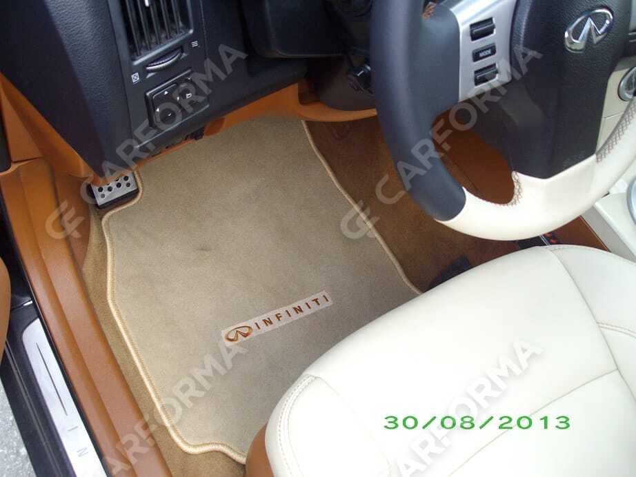 Ворсовые коврики на Infiniti FX I 2003&nbsp;-&nbsp;2008 в Чебоксарах