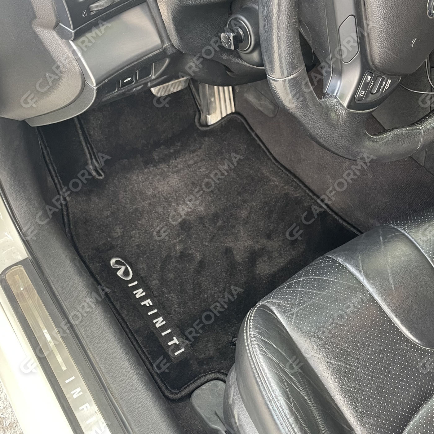 Ворсовые коврики на Infiniti G IV Седан 2006&nbsp;-&nbsp;2014 в Чебоксарах