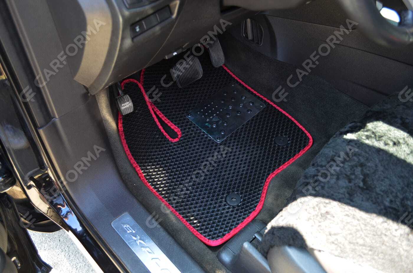 Ворсовые коврики на Ford Explorer V 2010&nbsp;-&nbsp;2019 в Чебоксарах