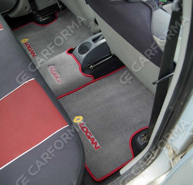 Ворсовые коврики на Renault Logan I 2004&nbsp;-&nbsp;2016 в Чебоксарах