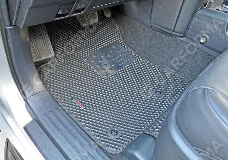 Ворсовые коврики на Toyota Land Cruiser Prado 150 2009&nbsp;-&nbsp;2023 в Чебоксарах