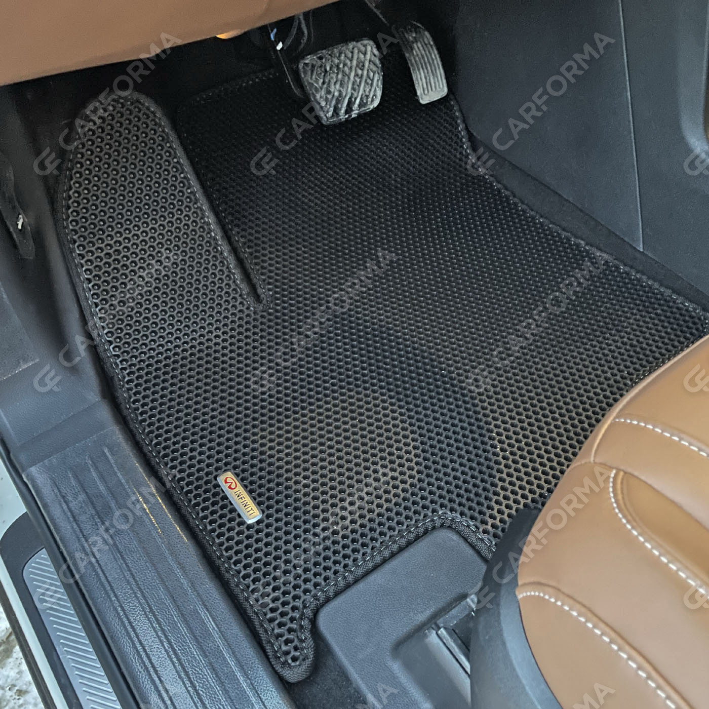 Ворсовые коврики на Infiniti QX60 II 2021&nbsp;-&nbsp;2026 в Чебоксарах