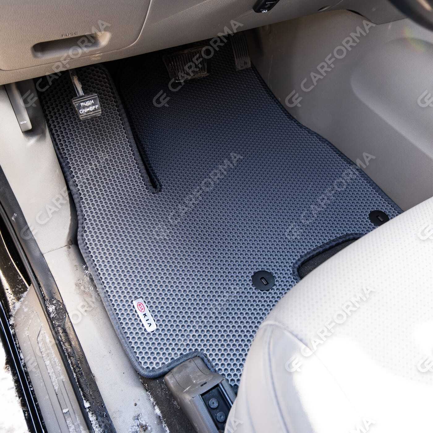 Ворсовые коврики на KIA Carnival III 7 мест 2014&nbsp;-&nbsp;2021 в Чебоксарах