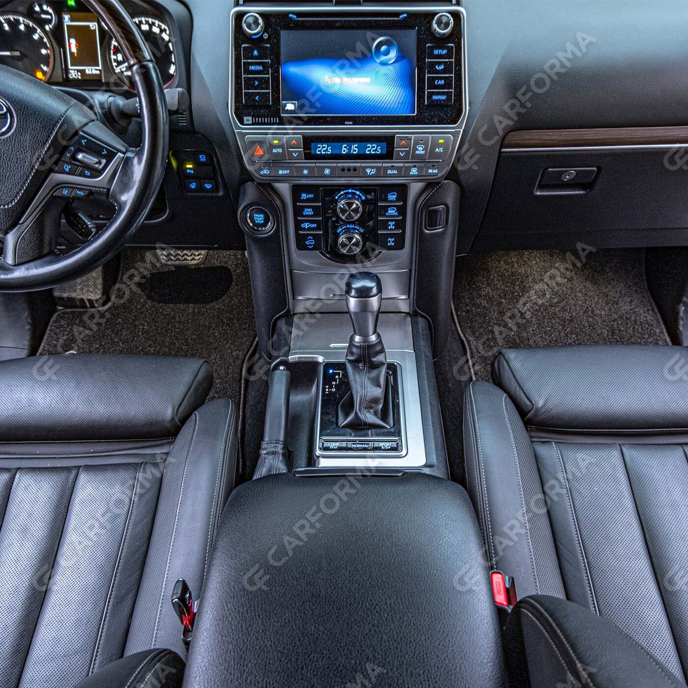 Ворсовые коврики на Toyota Land Cruiser Prado 150 2009&nbsp;-&nbsp;2023 в Чебоксарах