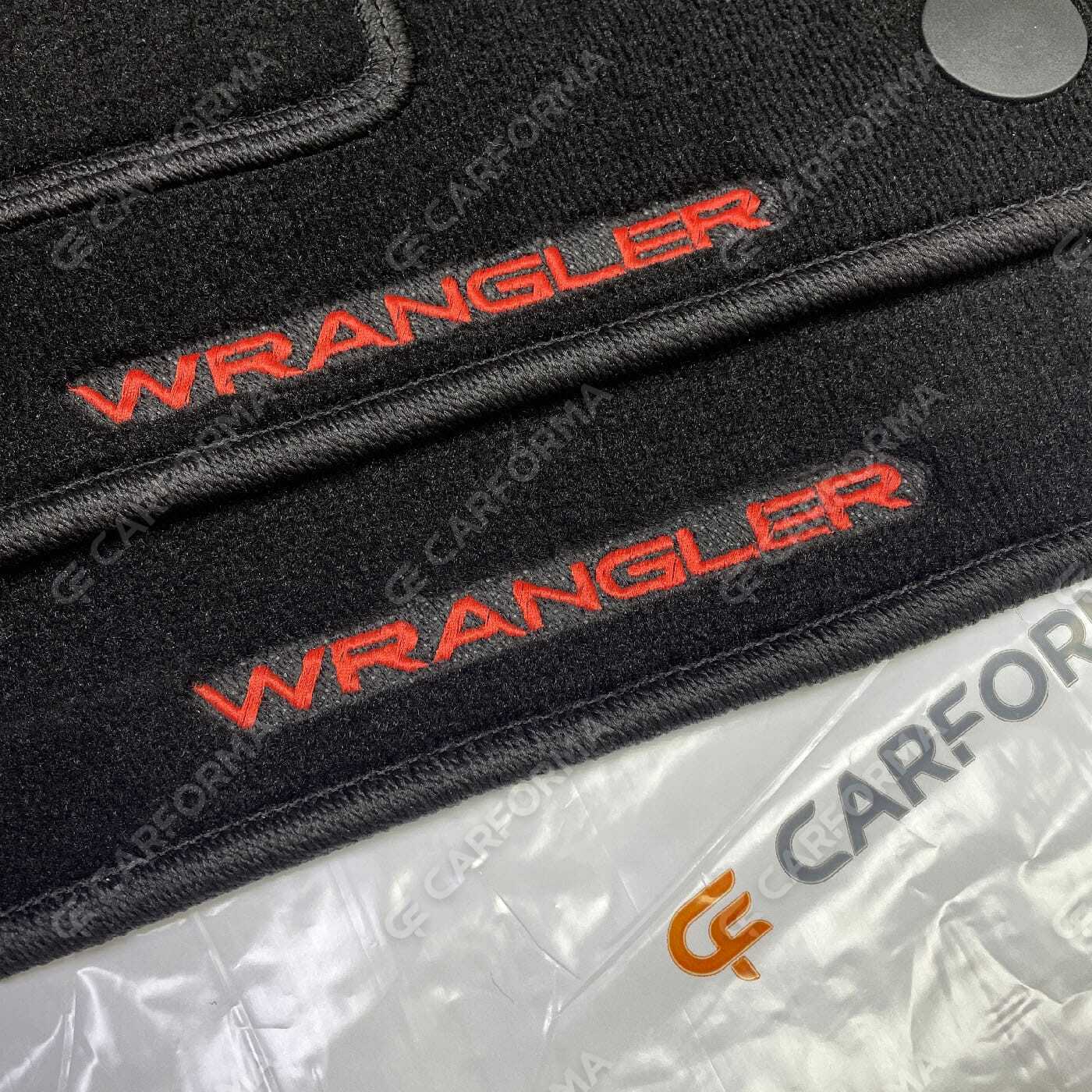 Ворсовые коврики на Jeep Wrangler (JL) 2017&nbsp;-&nbsp;2026 в Чебоксарах