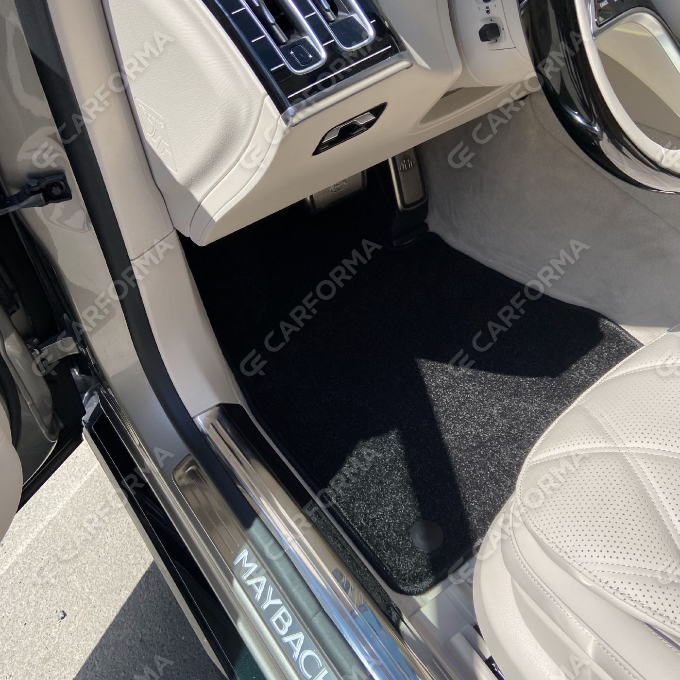 Ворсовые коврики на Mercedes S (Z223) Maybach 2020&nbsp;-&nbsp;2026 в Чебоксарах