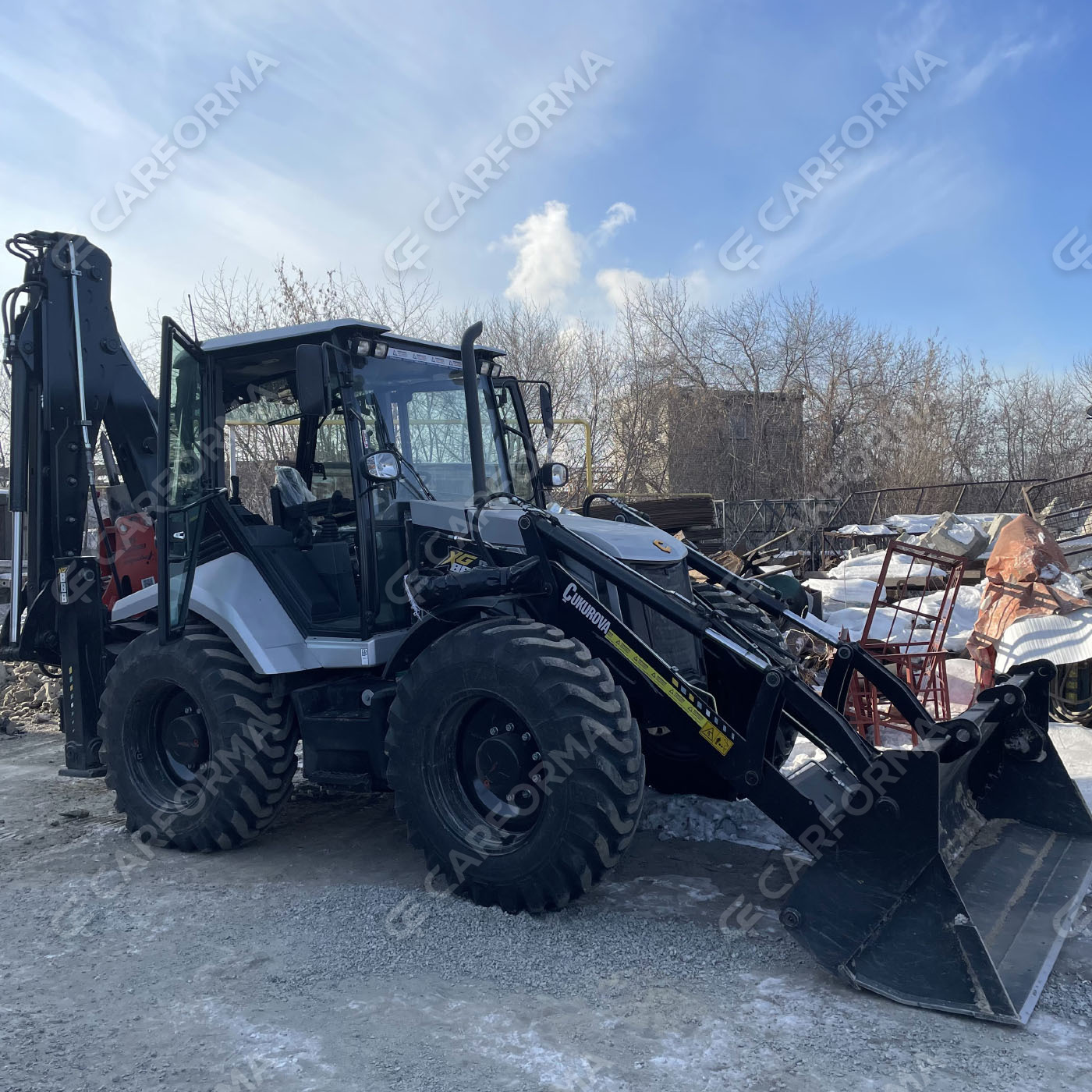 Ворсовые коврики на Спецтехника Экскаватор-погрузчик Cukurova 888  в Чебоксарах