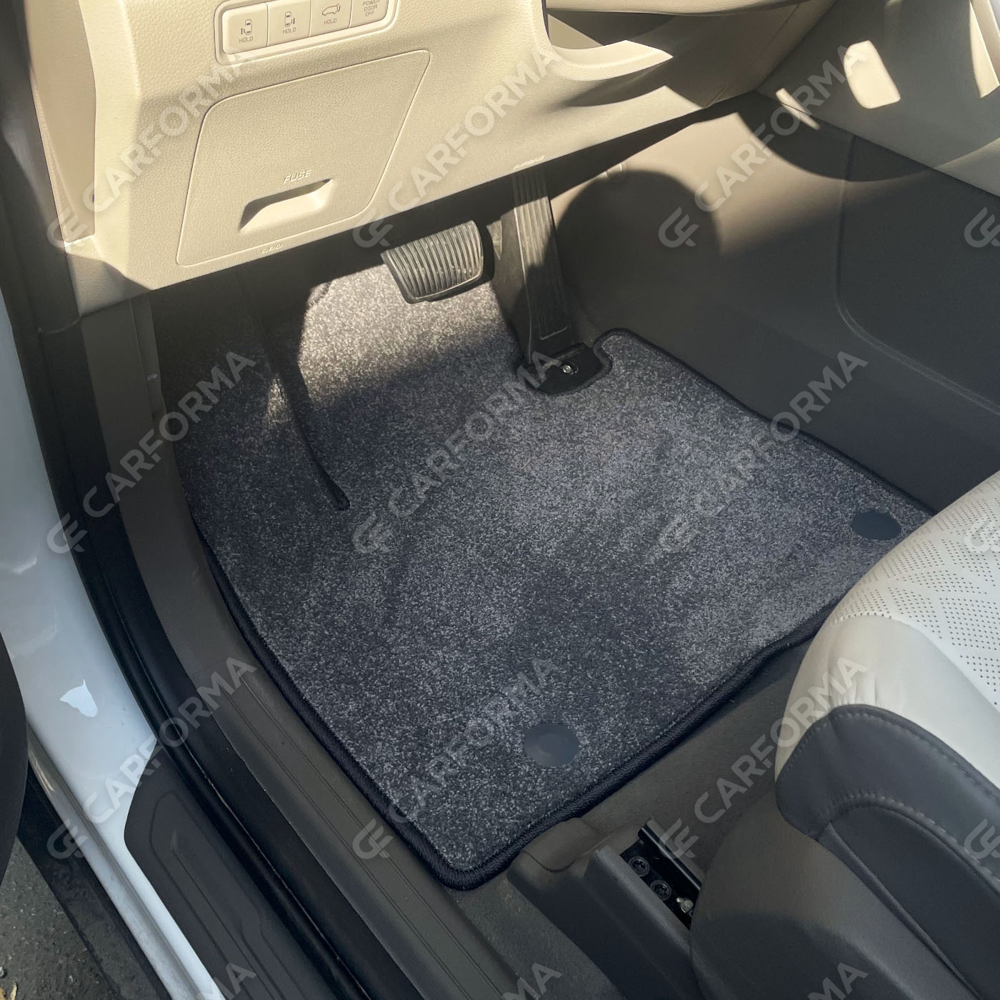 Ворсовые коврики на KIA Carnival IV 7 мест с оттоманками 2020&nbsp;-&nbsp;2026 в Чебоксарах