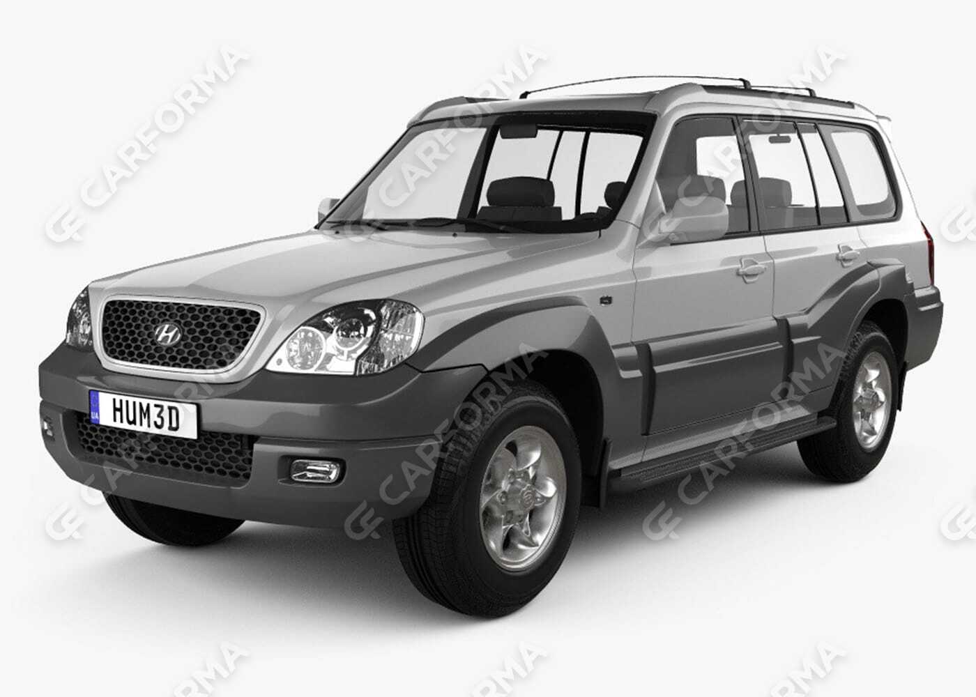Ворсовые коврики на Hyundai Terracan 2001&nbsp;-&nbsp;2008